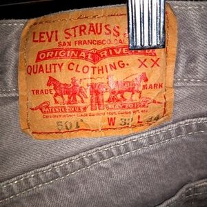 Levi's 501 32w34l blue jeans